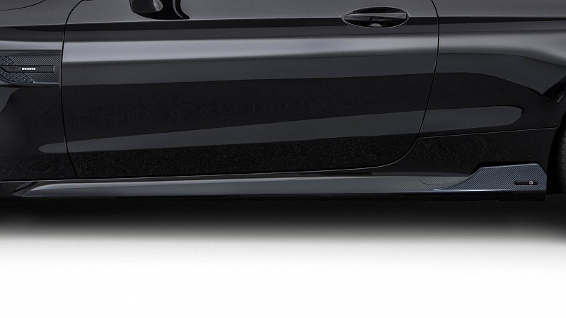 Photo of Brabus CARBON SIDE SKIRT ATTACHMENTS for the Mercedes Benz C63 AMG (C205) - Image 1